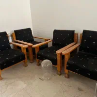 مبل تمام چوب روسی