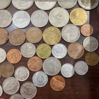 کلکسیون سکه و لوازم برنجی قدیمی