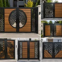درب حیاط باغ ساختمان