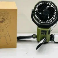 پنکه مسافرتی خورشیدی F6611 با قابلیت پاوربانک