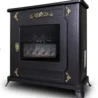 بخاری گازی شومینه ای گلکسی۳۰و۴۰هزار/پایه وسنسوردار