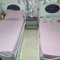 تخت تک نفره  دوعدد