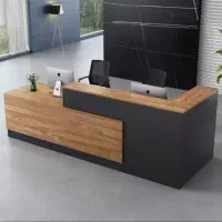 میز مطب کارمندی ال منشی کانتر نازلین FG13789