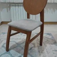 صندلی چوبی فیلی پایه کمانی