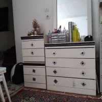 دراور سفید به همراه دوعدد پاتختی کشو