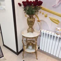 میز تلفن برنز سایز قطر ۴۰