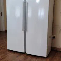 یخچال و فریزر دوقلوی بوش اصل آلمان  بسیار تمیز