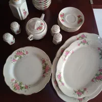 ظروف چینی گل سرخ