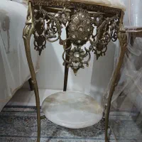 میز تلفن برنز