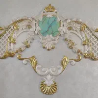 رنگ آمیزی و پتینه کاری. گچبری