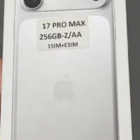 پلمپ با گارانتی شرکتی iPhone 17 pro max 256 za