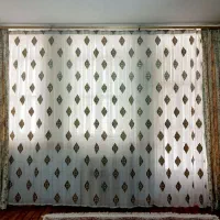 پرده حریر شیشه