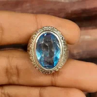 انگشتر توپاز رکاب زنجانی خاص کلکسیونی