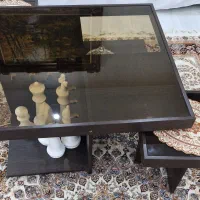 میز جلو مبلی و دو عسلی