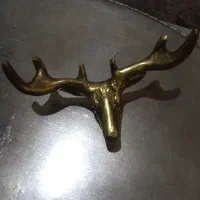 مجسمه گوزن برنجی انتیک