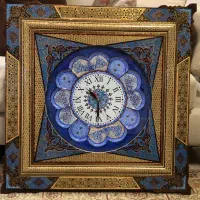 ساعت دیواری خاتم کاری نفیس