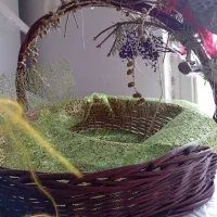 سبد چوبی|صنایع دستی و سایر لوازم تزئینی|هشتگرد, شهرک اداری|دیوار