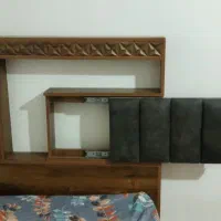 تخت خواب رنگ قهوه ای