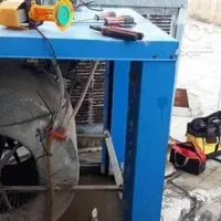 نصب و سرویس کولر آبی ،نصب وجوشکاری پایه کولر