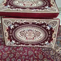 پشتی گل برجسته زیپ دار قابل شستشو