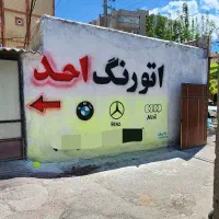 دیوارنویسی دیوار نویسی رنگ کاری رنگکاری باغ سالن