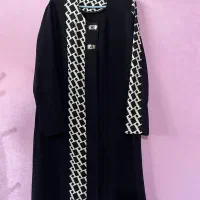 مانتو مشکی سایز ۴۴ـ۴۶