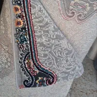 کناره گلیم فرش رنگ طوسی