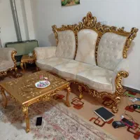 مبل سلطنتی ورق طلا