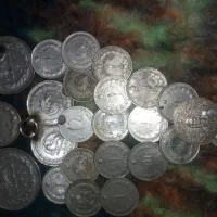 سکه قاجاری پهلوی اول ودوم.