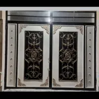 کد987 درب حیاط اهنی ویلایی کد987