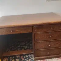 میز تحریر با چوب گردو