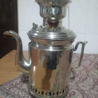کتری سماور زغالی ارتفاع  ۳۰  وزن حدود یک‌ونیم کیلو