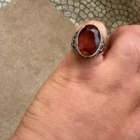 انگشتر نقره ۷ رنگ الکساندریت