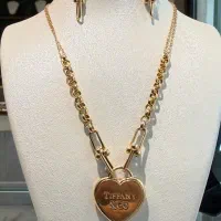 سرویس طلا گردنی گوشواره تیفانی