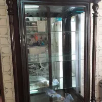 بوفه چوبی بزرگ دو در
