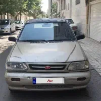 پراید 141 رنگ بژ بنزینی  1385 دوبرگ سند تمیز سالم