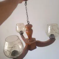 لوستر کلاسیک منبت کاری شده کاملا در حد نو