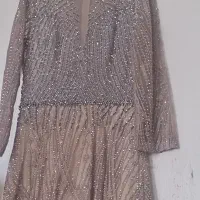 پیراهن مجلسی سنگ دوزی شده