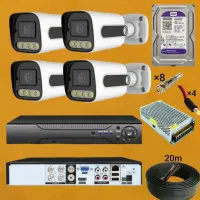 دوربین مداربسته دید درشب رنگی-ضدآب- دارای UTC)