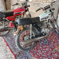 موتورسیکلت بارکینکی همراه با بلاک و برکه بارکینک