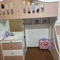 تخت خواب دو طبقه دخترانه