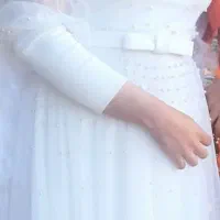 لباس نامزدی و عروسی خیلی قشنگ وگل عروس