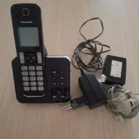 تلفن بی‌سیم panasonic اصل منشی داردرحدنونو
