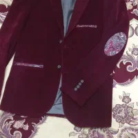 کت مخمل زرشکی