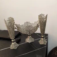 کشکول ملیله کاری نقره