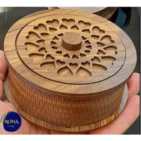 قندان قندون چوبی گرد