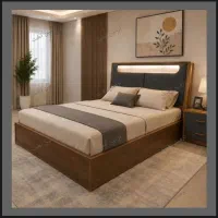 (-  تخت خواب دو نفره رویا مدل P570