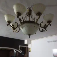 لوستر تمیز سالم مرتب ۸ شاخه