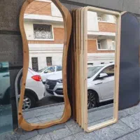 اینه قدی چوب روس مستطیل دور گرد  مستقیم از تولیدی