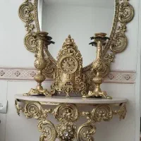 آینه کنسول طرح برنز